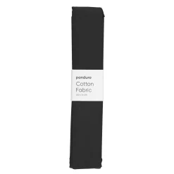 Afklippet stofstykke 100×70 cm sort