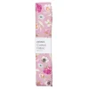 Afklippet stofstykke 100×70 cm – store blomster på rosa baggrund