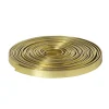 Aluminiumsbånd messingfarvet, længde 3 meter, bredde 5 mm