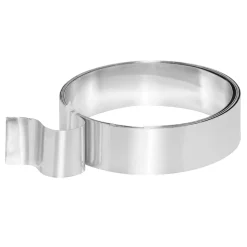 Aluminiumsbånd sølvfarvet, længde 2 meter, bredde 30 mm