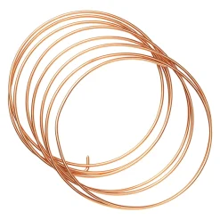 Aluminiumstråd kobberfarvet, længde 3 meter, Ø 2,5 mm