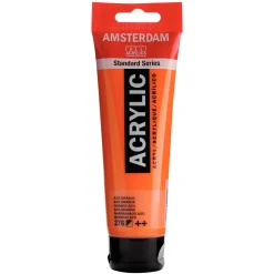Amsterdam Acrylic akrylfarve 120 ml Azo Orange 276