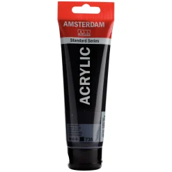 Amsterdam Acrylic akrylfarve 120 ml Oxide Black 735