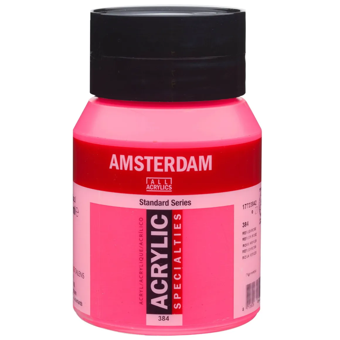 Amsterdam Acrylic akrylfarve 500 ml Reflex Rose 384 UV, UV-farve