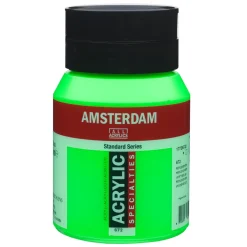 Amsterdam Acrylic akrylfarve 500 ml Reflex Green 672 UV, UV-farve