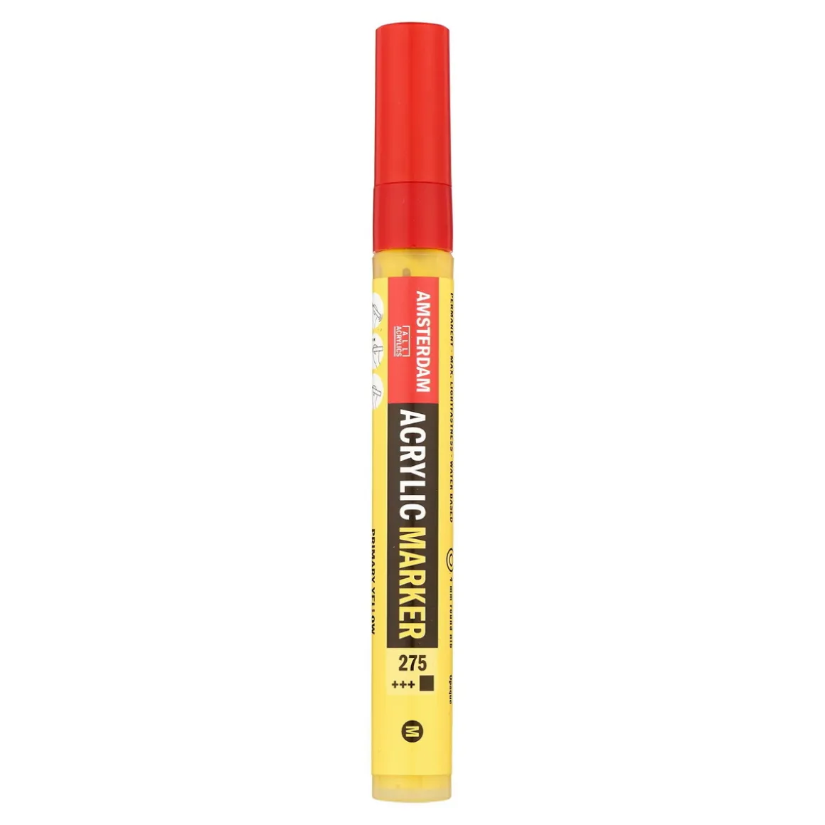Amsterdam akrylmarker 4 mm Primary Yellow - 275