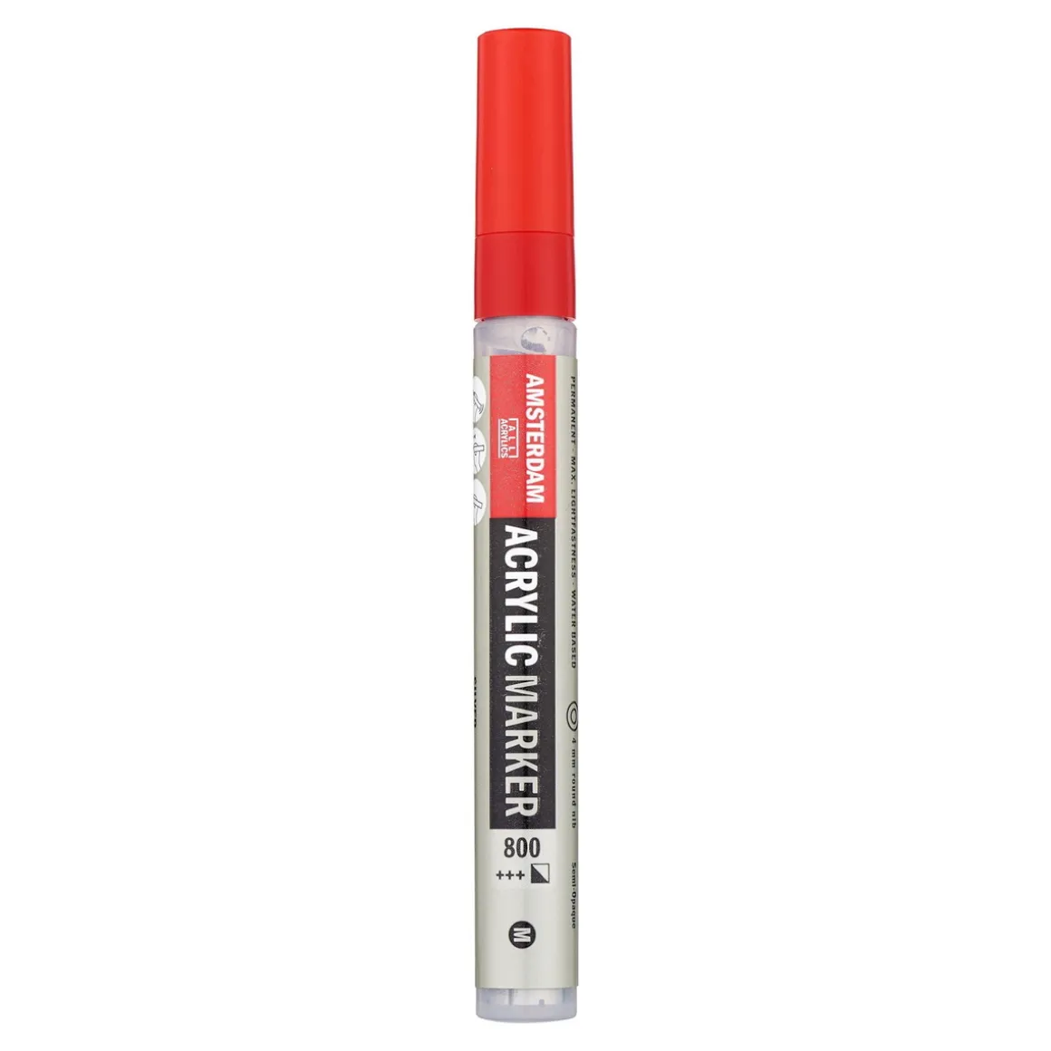 Amsterdam akrylmarker 4 mm Silver - 800