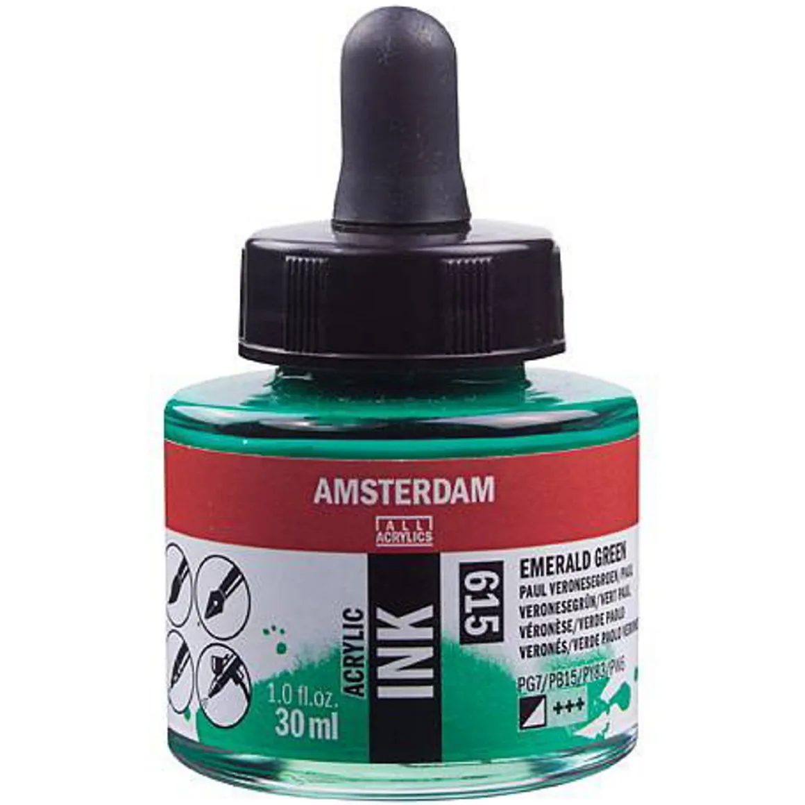 Amsterdam Ink Emer. Green 30ml