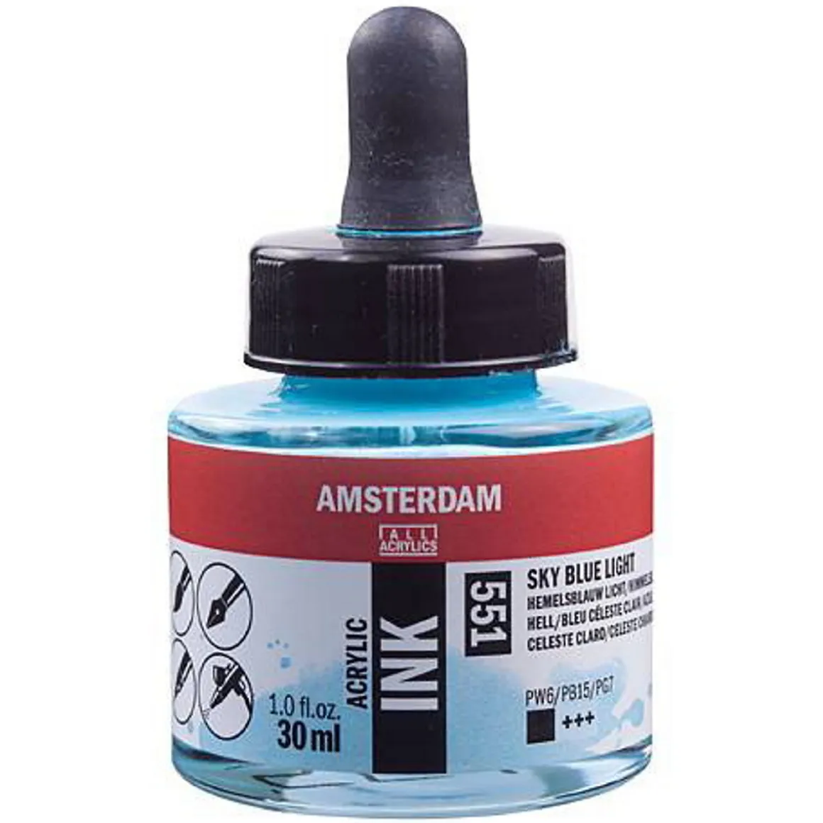 Amsterdam Ink Sky Blue Lt 30ml