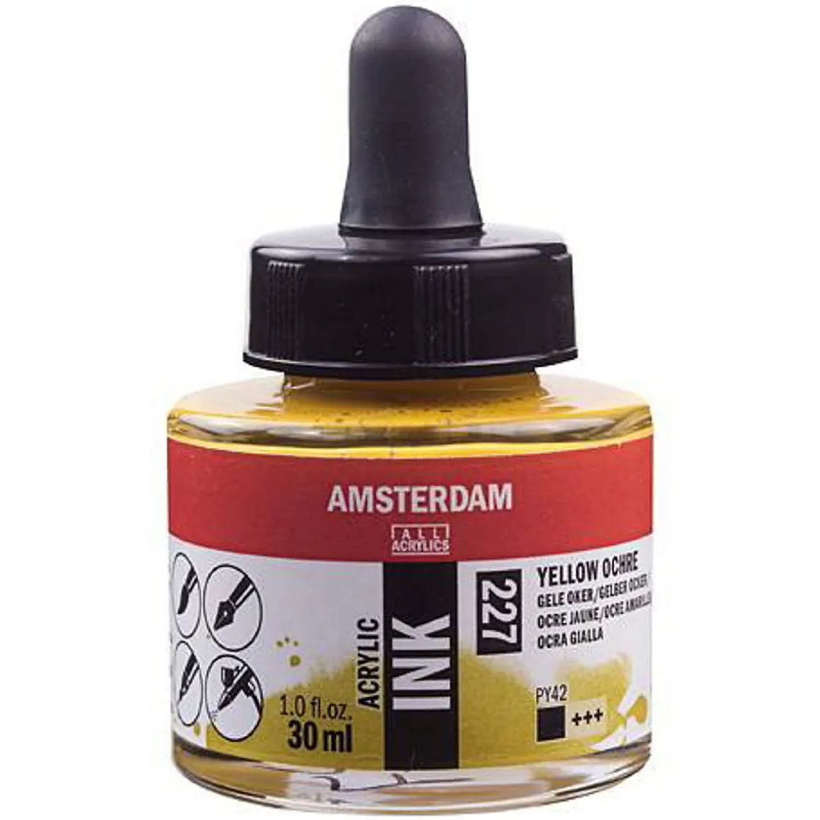 Amsterdam Ink Ylw Ochre 30ml