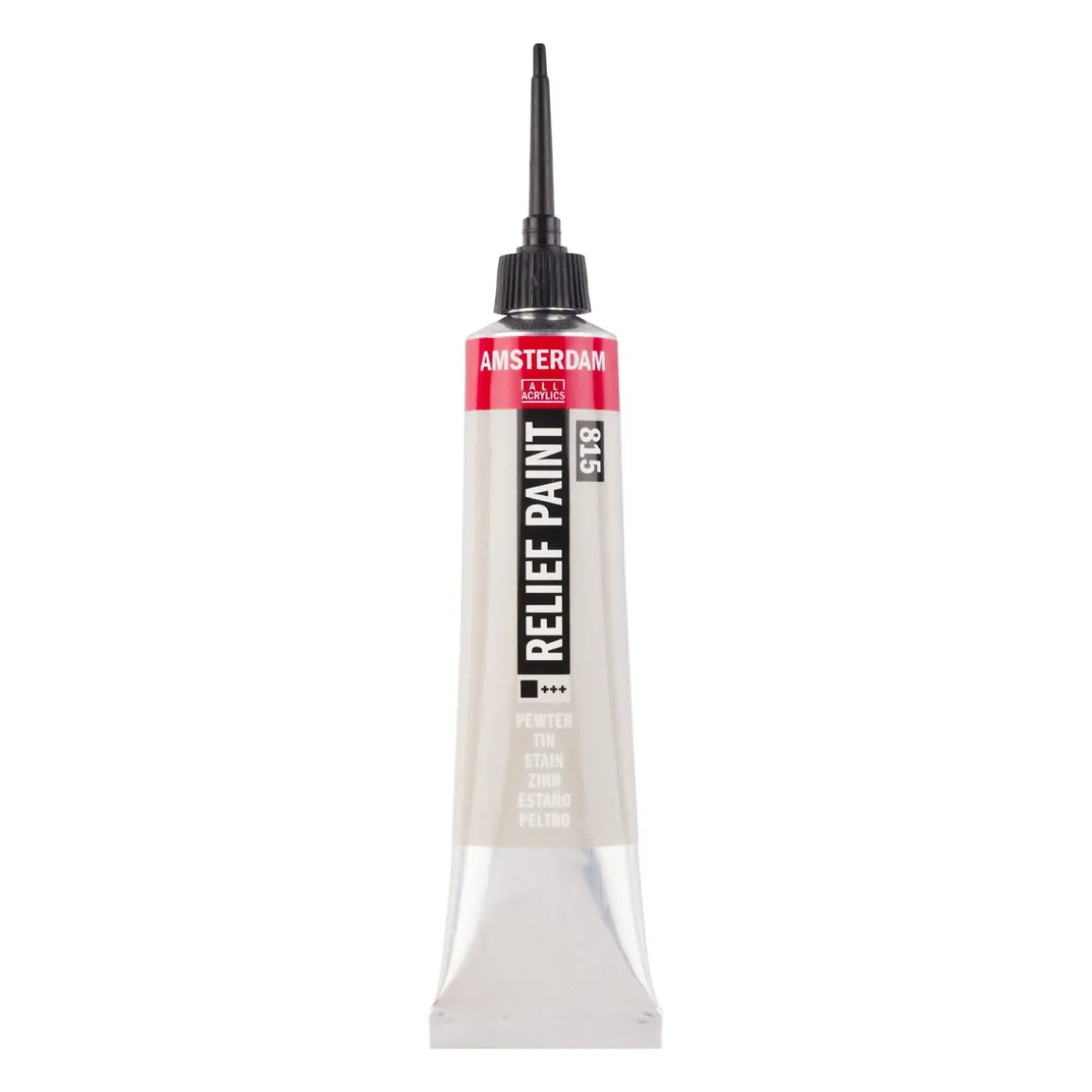 Amsterdam Relief Paint 20 ml - Pewter (815)