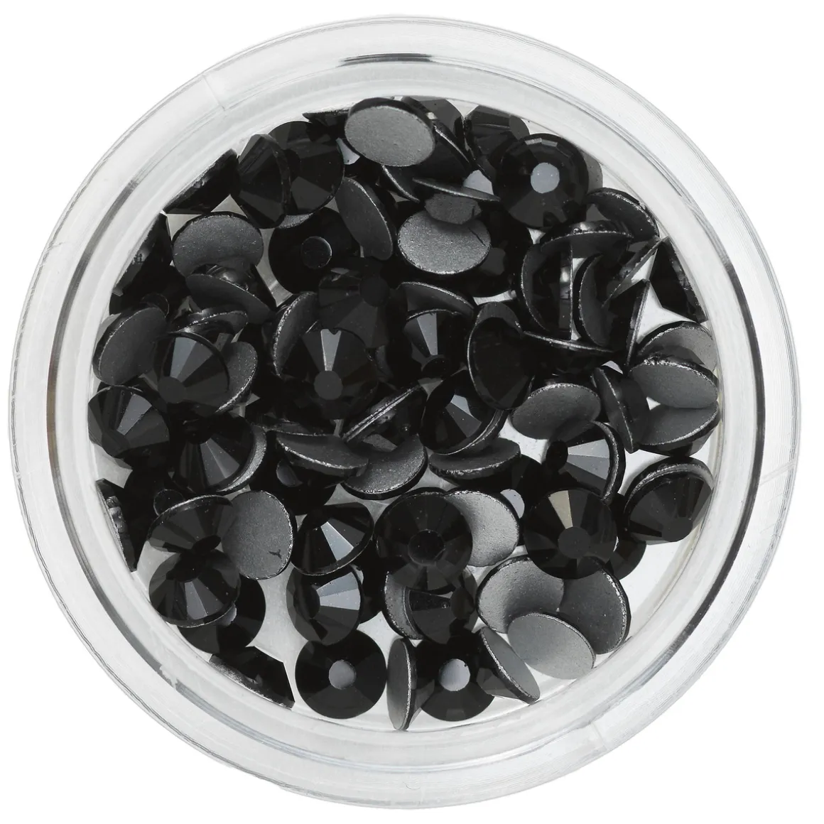 Ansigtsperler/hudperler til kosmetisk brug – Onyx, ca. 100 stk.