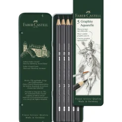 Aquarelle grafitblyanter 5 stk
