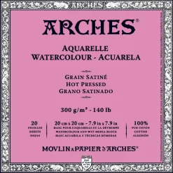 Arches akv.blok GS 20×20 300 g