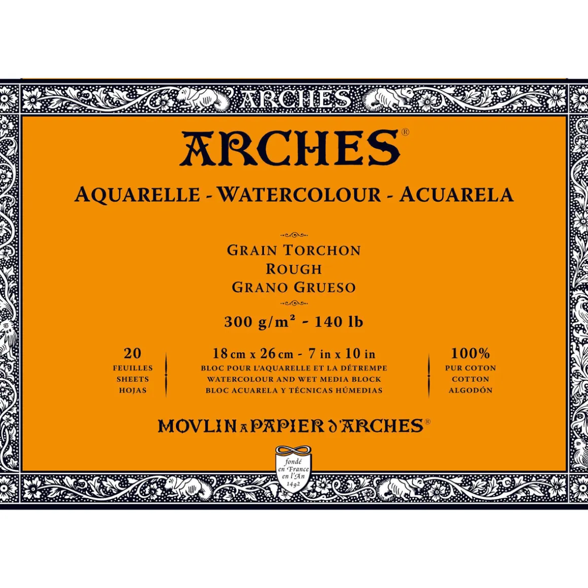 Arches akv.blok GT 18×26 300 g