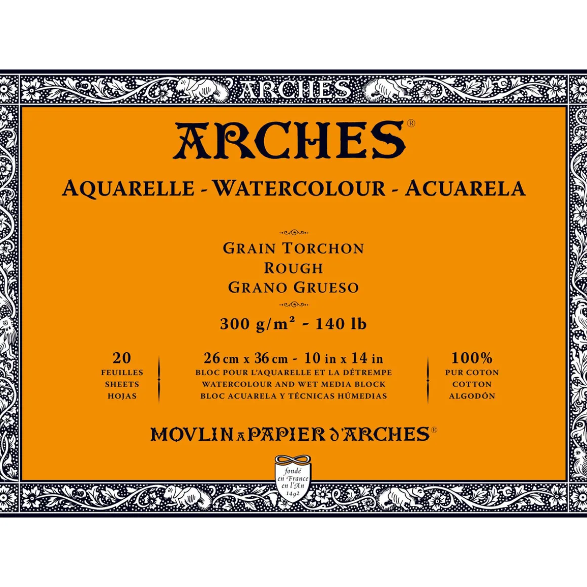 Arches akv.blok GT 26×36 300 g