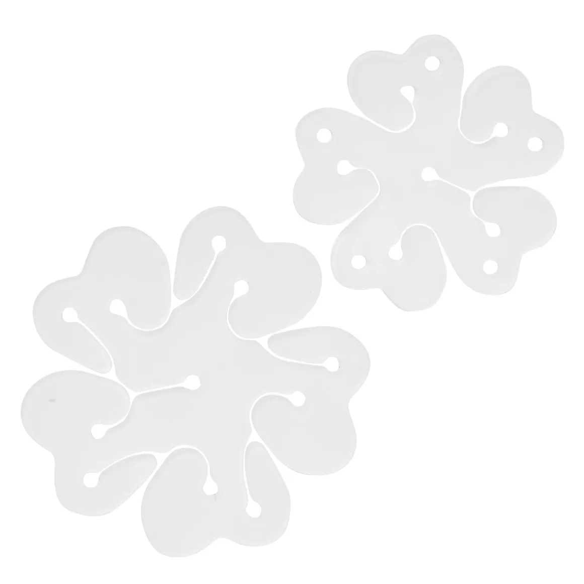 Ballonclips blomst 6 stk. Skab smukke blomster af balloner! Ø6 cm / Ø8 cm