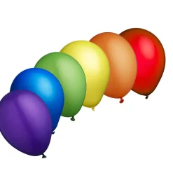 Balloner Ø26cm rainbow 12stk.