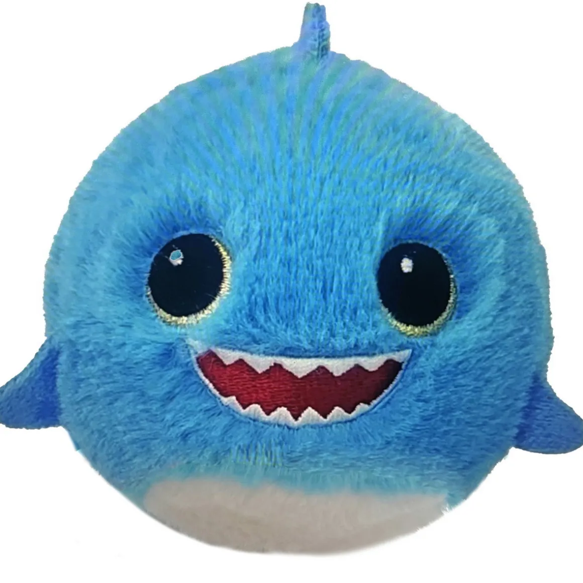 Beanie Bouncers Fins Shark – den søde og hoppende haj Fins! Ø7,5 cm