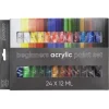 Beginners Acrylic Paint, akrylfarver til nybegyndere 24×12 ml