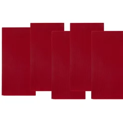 Bivoksplader til lysfremstilling, 5 stk. røde ark, farve nr. 12 – 19,5×34 cm