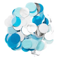 Blå ballonkonfetti