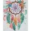 Bling Dots Glow, diamond painting til børn 8+ år – selvlysende drømmefangere 30×40 cm