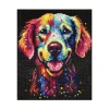 Bling Dots Glow, diamond painting til børn selvlysende hund 33×40 cm