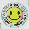 Bling Dots Glow, diamond painting til børn 8+ år – selvlysende smiley Ø40 cm