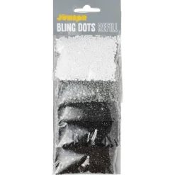 Bling Dots Refill Neutral Ø3 mm – 5 poser bling dots i neutrale farver