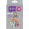 Bling Dots Unicorn nøglering kit – lav en sød enhjørning i perler, 7,5×10,5 cm