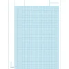 Blok med millimetertern i blåt til tegninger m.m. A4 – 210x297 mm, 50 ark