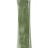 Blomsterpinde/blomstertråd – 50 grønne, papirbeklædte pinde a 30 cm, Ø 2,0 mm