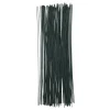 Blomsterpinde/blomstertråd – 120 grønne pinde a 20 cm, Ø 0,8 mm