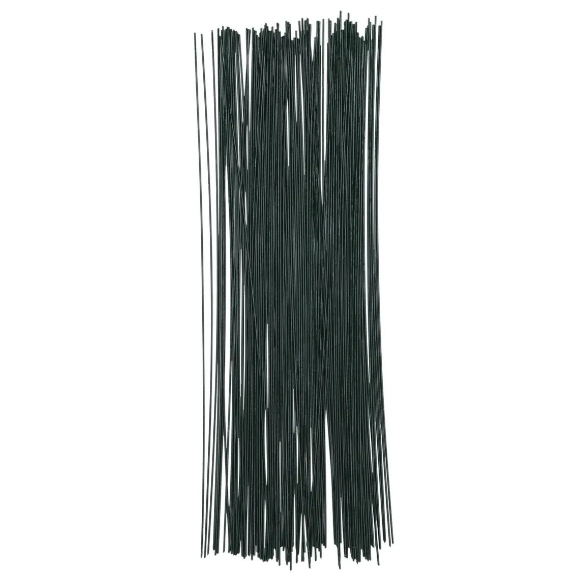 Blomsterpinde/blomstertråd – 120 grønne pinde a 20 cm, Ø 0,8 mm