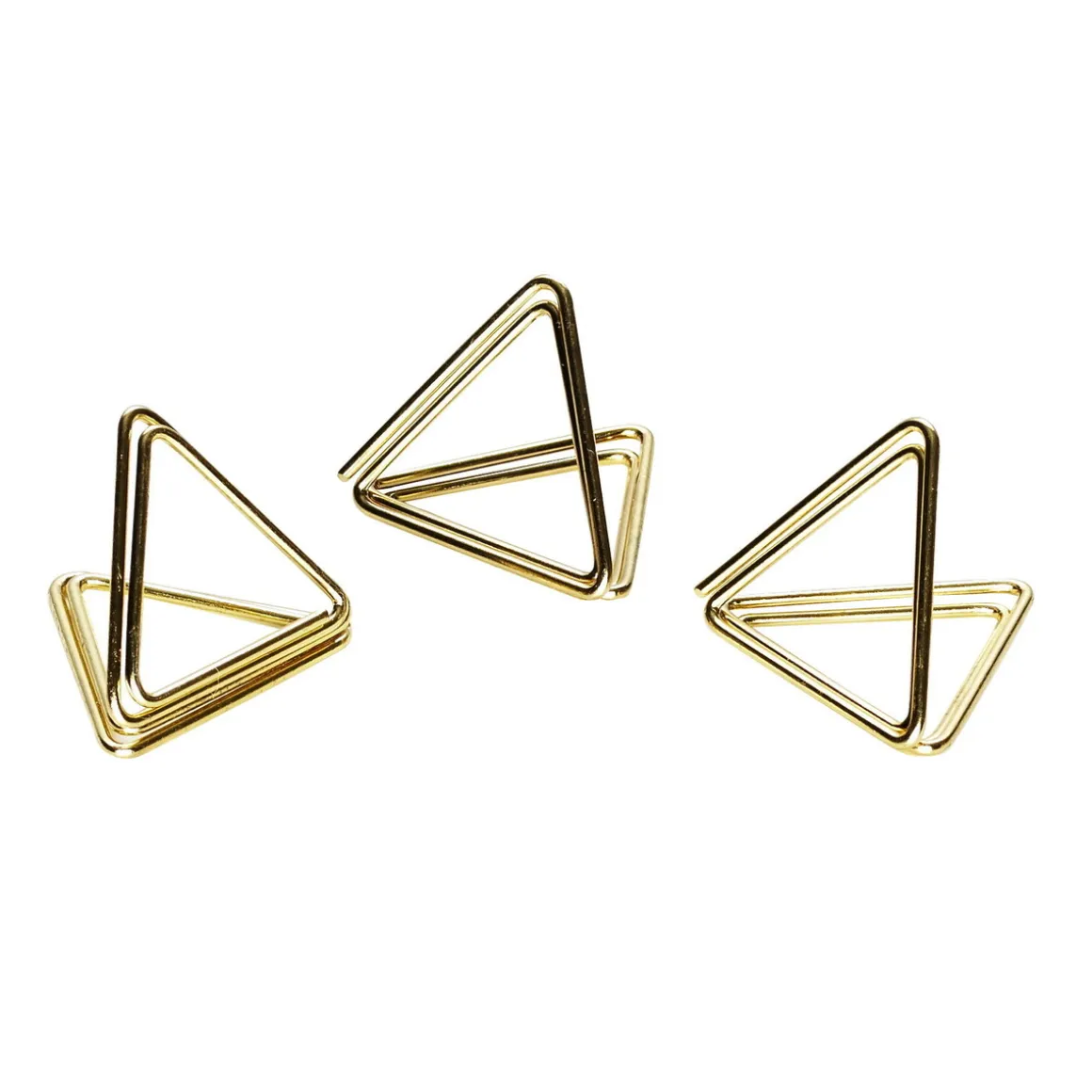 Bordkortholder i guld 10 stk. 2,5×2,5 cm