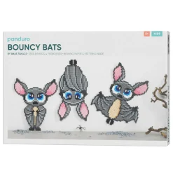Bouncy Bats by Anja Takacs, lav tre søde flagermus med perler til Halloween! L. 25–27 cm