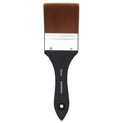 Bred grundpensel 70 mm sort