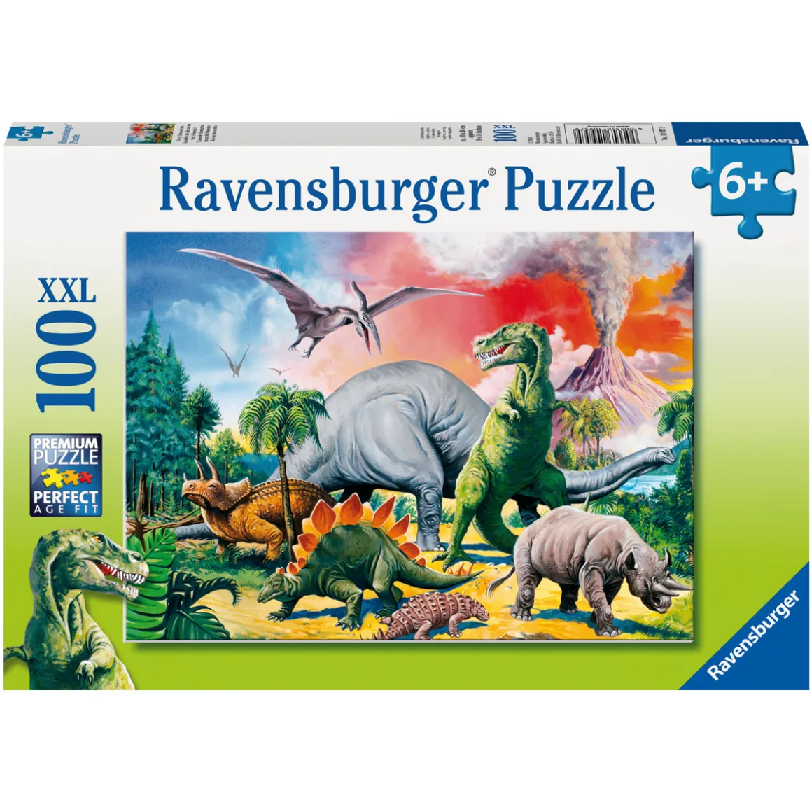 Børnepuslesp. 100 Among Dinos.