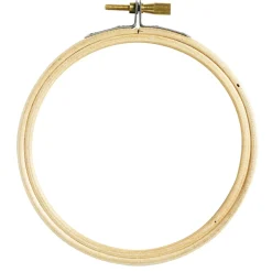 Broderiring træ Ø 10 cm
