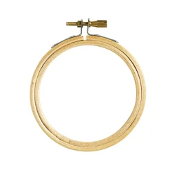 Broderiring træ Ø 7,5 cm