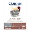 Canson Mi-Teintes Velvet pastelblok Grey Tones, 24×32 cm, 12 ark, 430 g/m²