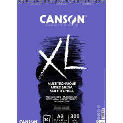 Canson XL Mix-Media blok A3 297×420 mm, 30 ark, 300 g/m²