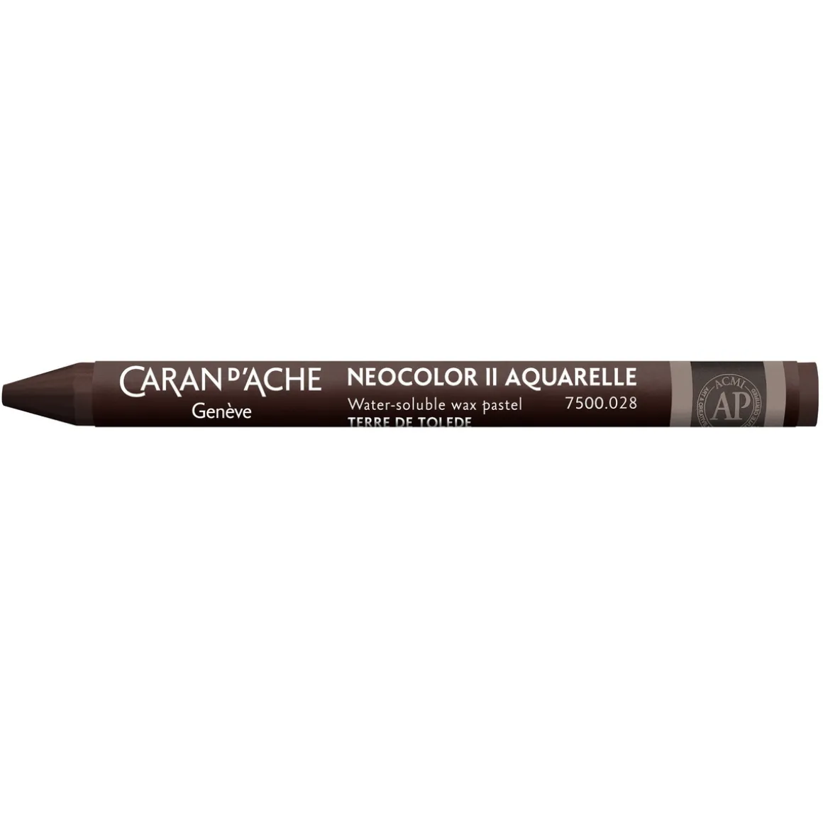 Caran d'Ache akvarelkridt Neocolor II 028 Toledo Brown