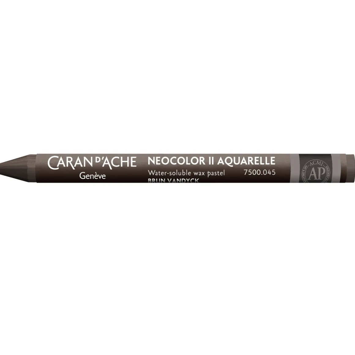 Caran d'Ache akvarelkridt Neocolor II 045 Vandycke Brown