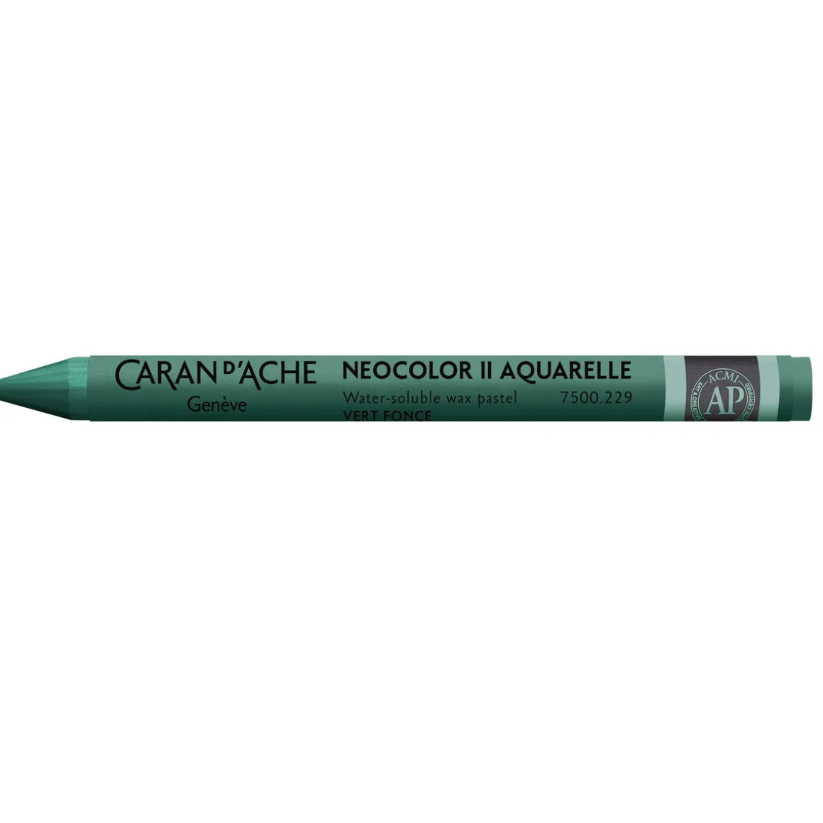 Caran d'Ache akvarelkridt Neocolor II 229 Dark Green