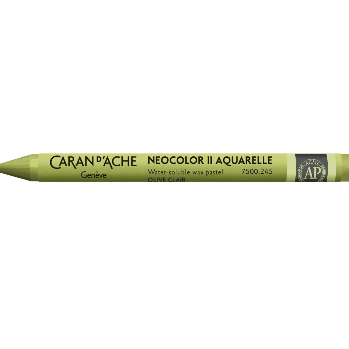 Caran d'Ache akvarelkridt Neocolor II 245 Light Olive