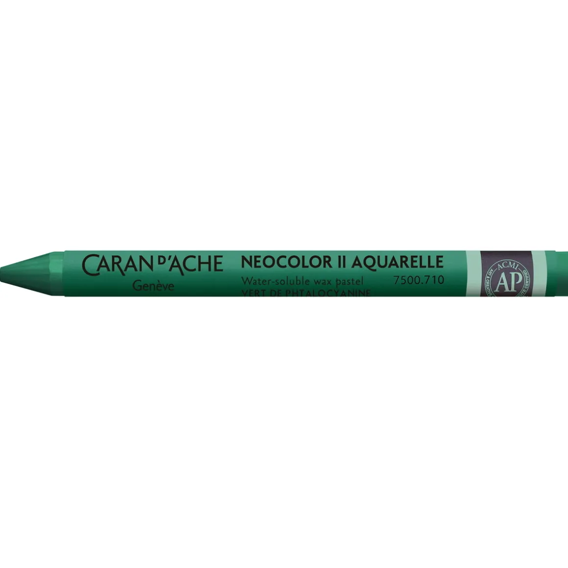 Caran d'Ache akvarelkridt Neocolor II 710 Phthalocyanine Green