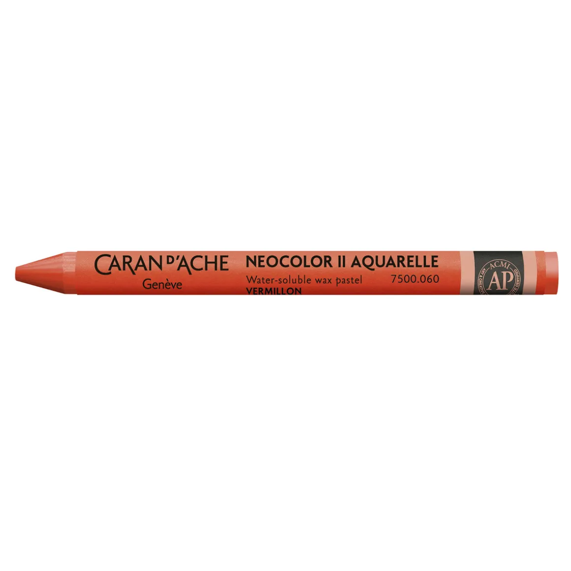 Caran d'Ache akvarelkridt Neocolor II 060 Vermillion