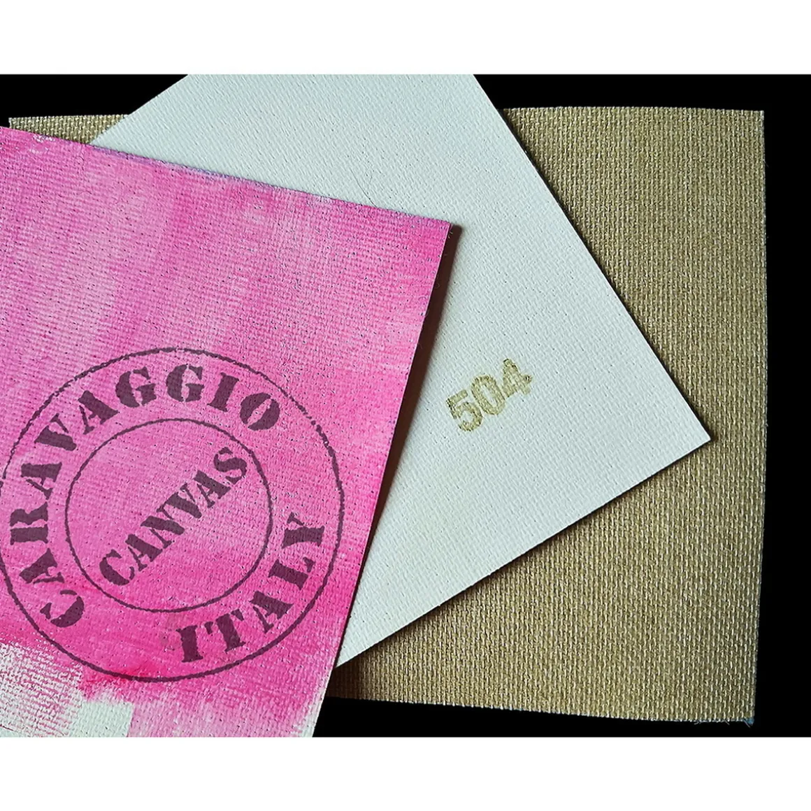 Caravaggio malerlærred 504, 210 cm bredt, 100% polyester, fin struktur, 215 g/m²